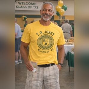 T.W. Josey High School Augusta Georgia 2003 Reunion T Shirt Lrg - Class Of 1973